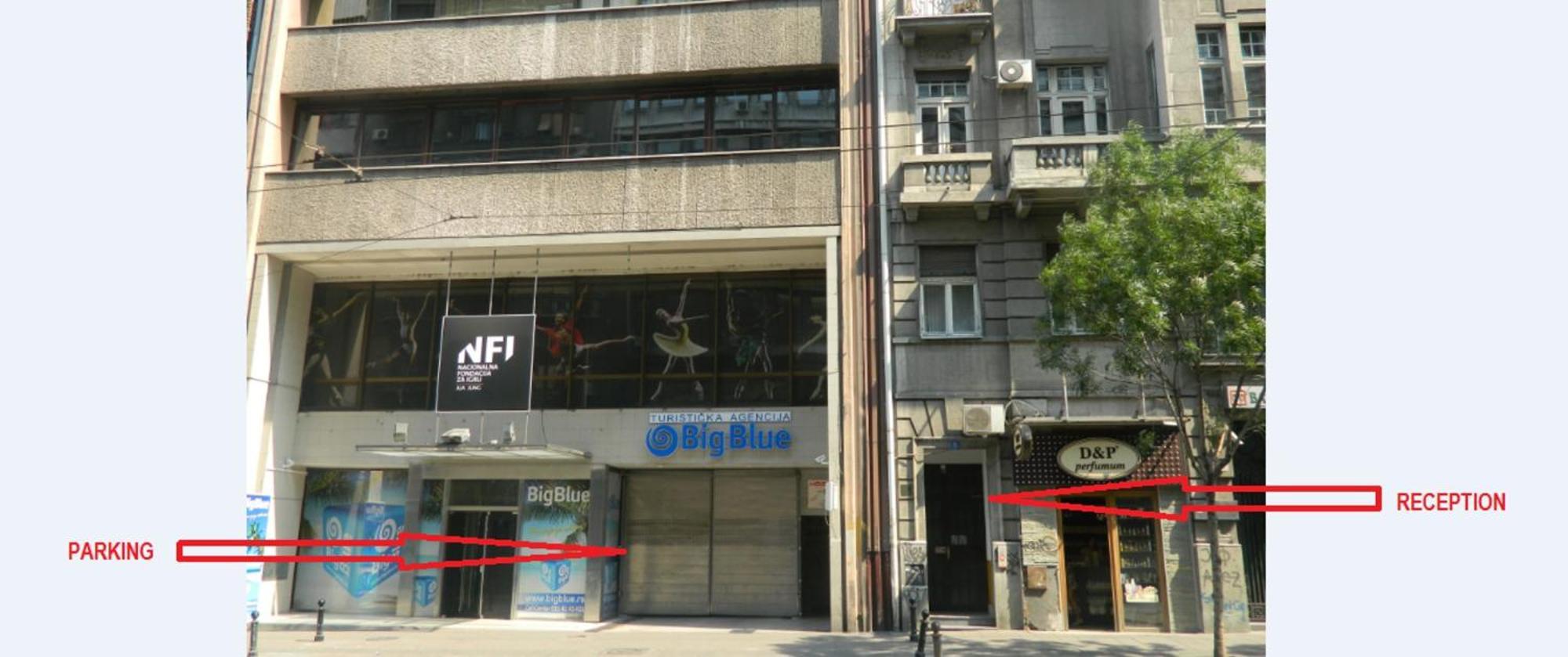 Authentic Belgrade Centre - Split Level Loft With Patio In Courtyard公寓 外观 照片